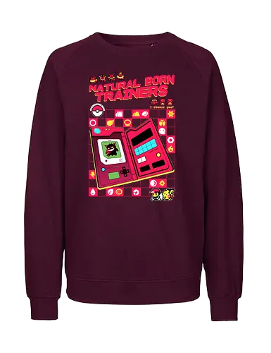Natural Born Trainers - pocket, monster, starter, gaming - Fairtrade Sweatshirt