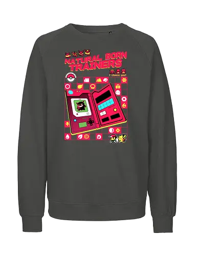 Natural Born Trainers - pocket, monster, starter, gaming - Fairtrade Sweatshirt