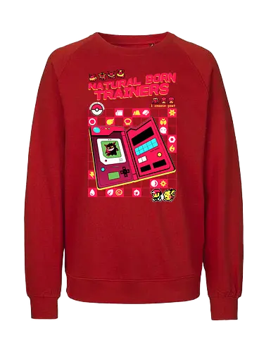 Natural Born Trainers - pocket, monster, starter, gaming - Fairtrade Sweatshirt