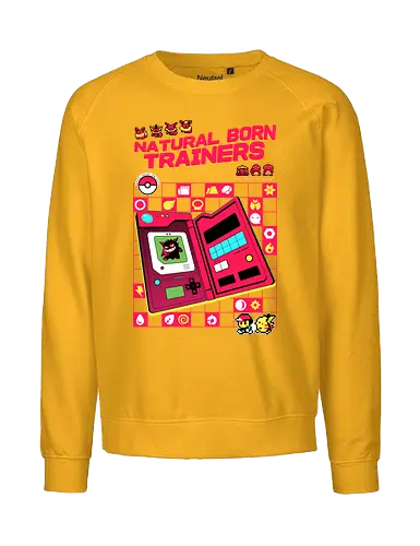 Natural Born Trainers - pocket, monster, starter, gaming - Fairtrade Sweatshirt