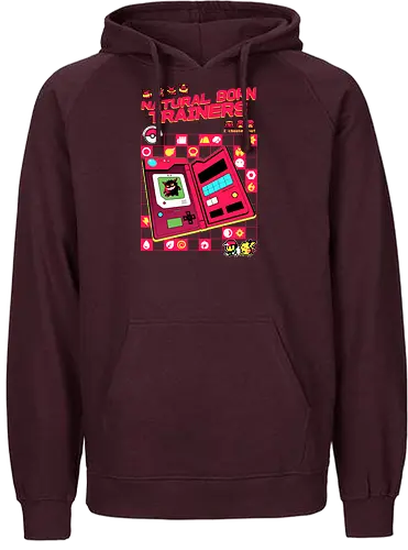 Natural Born Trainers - pocket, monster, starter, gaming - Fairtrade Hoodie