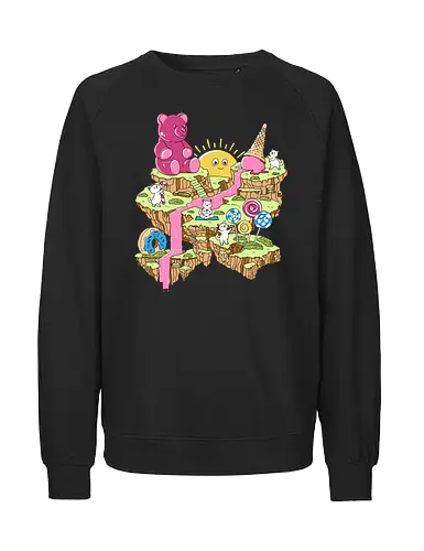 Sweet Wonderland - sweets, süßes, süßigkeit, sugar - Fairtrade Sweatshirt