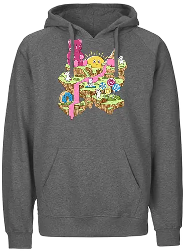 Sweet Wonderland - sweets, süßes, süßigkeit, sugar - Fairtrade Hoodie