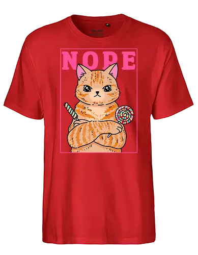 All the Candy is mine - nope, cat, katze, kitty - Fairtrade T-Shirt