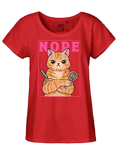 All the Candy is mine - nope, cat, katze, kitty - Fairtrade Girl Shirt