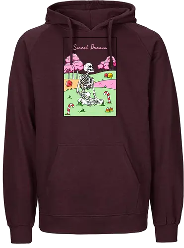 Sweet Dream - skelett, skeleton, sweets, süßigkeit - Fairtrade Hoodie