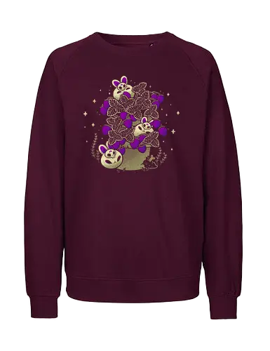 Creepy Cute Bunnies - Strawberries, Erdbeeren, kaninchen, cute, süß - Fairtrade Sweatshirt