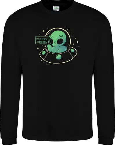 Aliens don't believe in Humans
