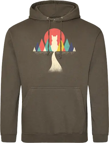 Abstract Catstract - abstrakt, cat, katze, art, kunst - Standard Hoodie