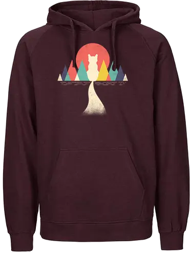 Abstract Catstract - abstrakt, cat, katze, art, kunst - Fairtrade Hoodie