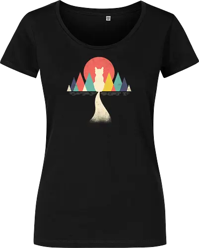 Abstract Catstract - abstrakt, cat, katze, art, kunst - Damen T-Shirt