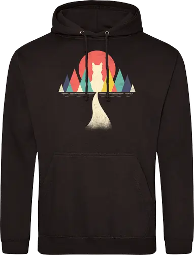 Abstract Catstract - abstrakt, cat, katze, art, kunst - Standard Hoodie