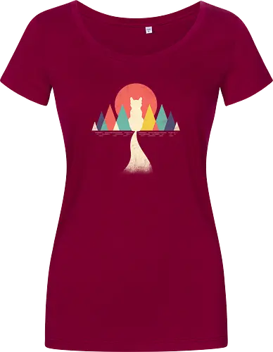 Abstract Catstract - abstrakt, cat, katze, art, kunst - Damen T-Shirt