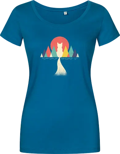 Abstract Catstract - abstrakt, cat, katze, art, kunst - Damen T-Shirt
