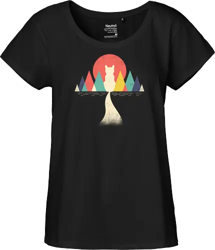 Abstract Catstract - abstrakt, cat, katze, art, kunst - Fairtrade Girl Shirt