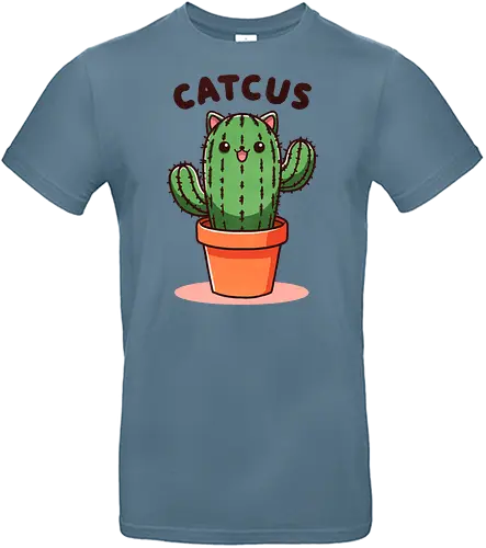 Catcus - cat, cactus, kaktus, plant, pflanze, katze - Standard T-Shirt