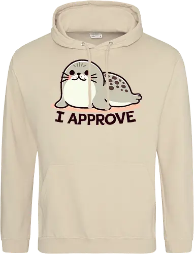 I Approve - cute, seehund, siegel, seal, seal of approval - Standard Hoodie