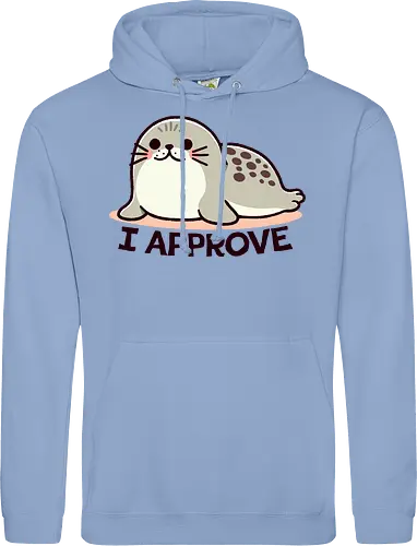 I Approve - cute, seehund, siegel, seal, seal of approval - Standard Hoodie
