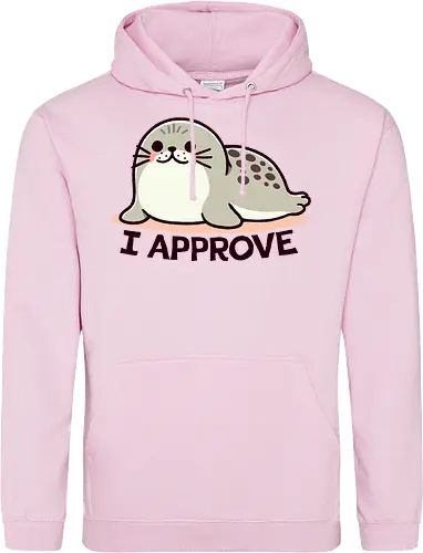 I Approve - cute, seehund, siegel, seal, seal of approval - Standard Hoodie