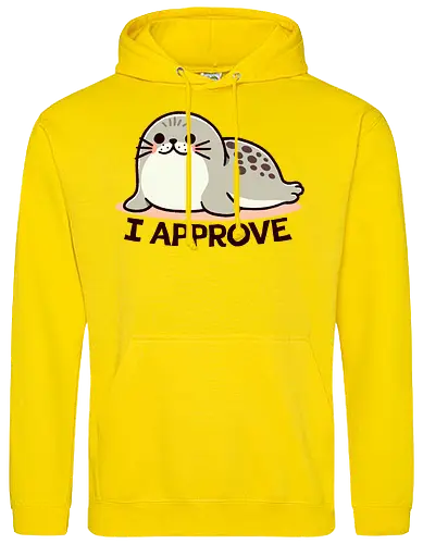 I Approve - cute, seehund, siegel, seal, seal of approval - Standard Hoodie