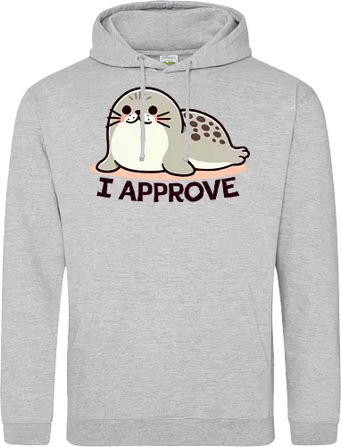 I Approve - cute, seehund, siegel, seal, seal of approval - Standard Hoodie