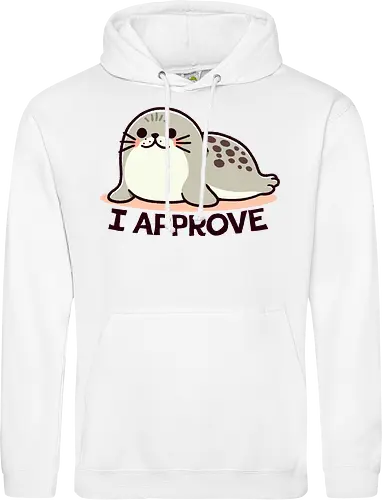I Approve - cute, seehund, siegel, seal, seal of approval - Standard Hoodie