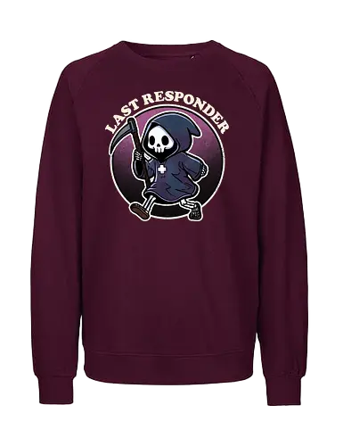 Last Responder - skelett, skeleton, sensenmann, rper - Fairtrade Sweatshirt
