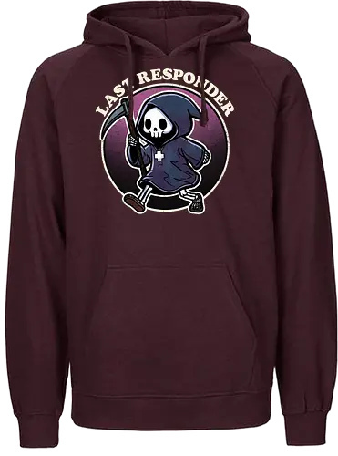 Last Responder - skelett, skeleton, sensenmann, rper - Fairtrade Hoodie
