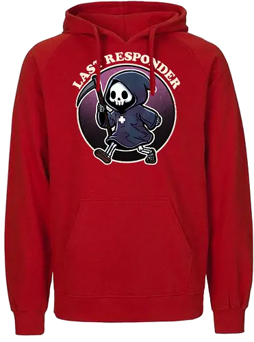Last Responder - skelett, skeleton, sensenmann, rper - Fairtrade Hoodie
