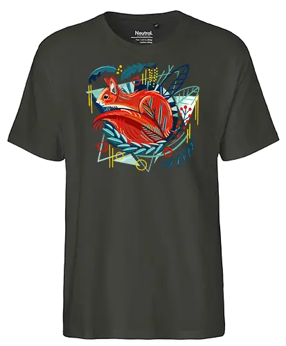 Eichhörnchen - eichhörnchen, squirrel, nature - Fairtrade T-Shirt