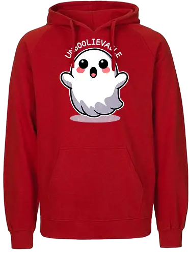 Unboolievable - Ghost, Scary, Boo, Spooky - Fairtrade Hoodie