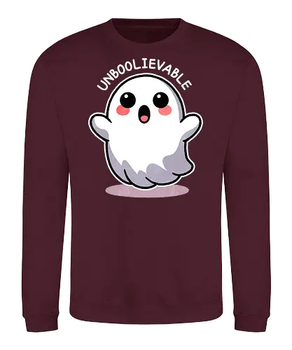 Unboolievable - Ghost, Scary, Boo, Spooky - Sweatshirt