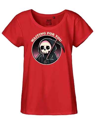 Waiting for you - Love, Death - Fairtrade Girl Shirt