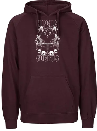 Hocus Pocus Witch Cat - Cat, Witch, Finger - Fairtrade Hoodie