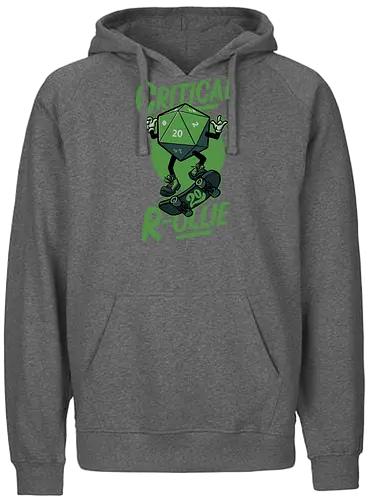 RPG - Critical R-ollie - Ollie, Skating, Gaming - Fairtrade Hoodie