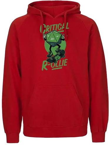 RPG - Critical R-ollie - Ollie, Skating, Gaming - Fairtrade Hoodie