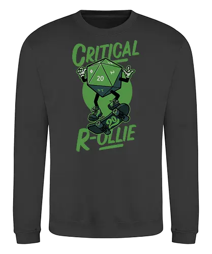 RPG - Critical R-ollie - Ollie, Skating, Gaming - Sweatshirt