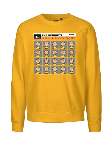 A Hard Day's Night Blue - music, pop, blue, album - Fairtrade Sweatshirt