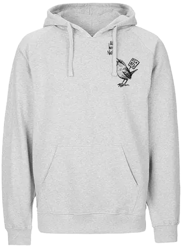 Anti-AfD-Zaunkönig - alle hassen nazis, zaunkönig, fck afd, noafd - Fairtrade Hoodie