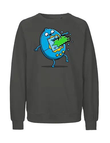 Screenburster! - 90s, tamagotchi, alien, burst - Fairtrade Sweatshirt