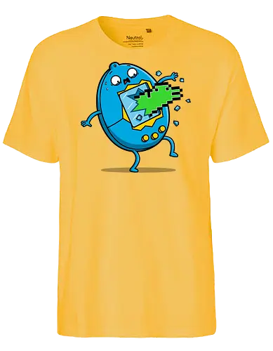 Screenburster! - 90s, tamagotchi, alien, burst - Fairtrade T-Shirt