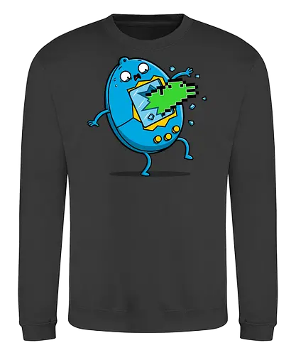 Screenburster! - 90s, tamagotchi, alien, burst - Sweatshirt