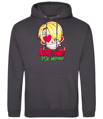 Love Power - piece, pirate, love, chef, anime, manga - Standard Hoodie