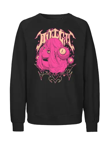 Oni Girl - Japanese, oni, dämon, demon - Fairtrade Sweatshirt