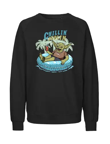 Chillin' Goblin - summer, urlaub, goblin, holiday - Fairtrade Sweatshirt