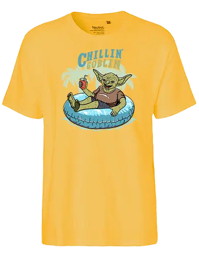 Chillin' Goblin - summer, urlaub, goblin, holiday - Fairtrade T-Shirt