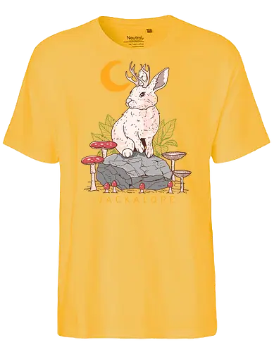 Jackalope - Fabelwesen, Hasenbock, Wolpertinger, Crture - Fairtrade T-Shirt