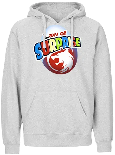 Law of Surprise - surprise, egg, überraschung, witcher, gaming - Fairtrade Hoodie