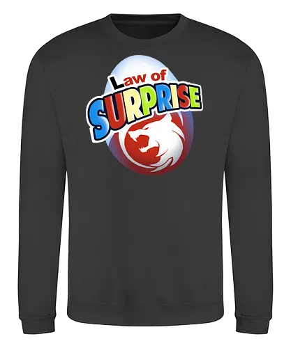 Law of Surprise - surprise, egg, überraschung, witcher, gaming - Sweatshirt