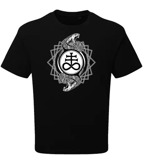 Leviathan cross with serpents